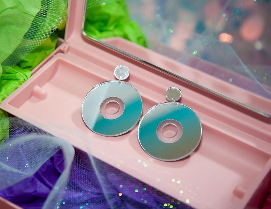 CD / DVD Earrings