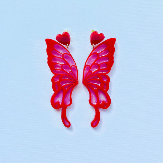 Good Luck Babe! Butterfly Earrings - PRE-ORDER