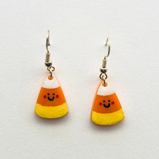 Cutesy Candy Corn Charm Dangles