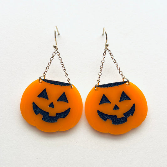 Pumpkin Candy Bucket Dangle